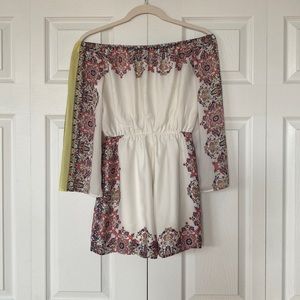 Fun white romper!